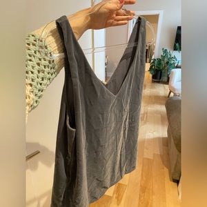 Loft velour velvet tank top